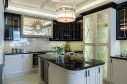 Kitchen design with glass photo