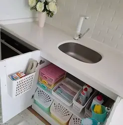 Storage In A Small Kitchen Photo