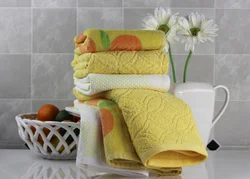Дизайны полотенец для кухни