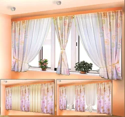 Tulle Design For The Kitchen One Window