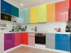 Kitchen In Different Colors Design Photo