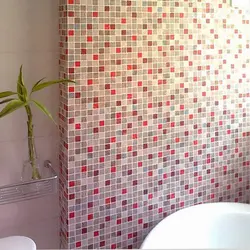 Self-adhesive bathroom tiles photo