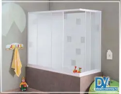Ванна фотосы үшін жылжымалы экрандар