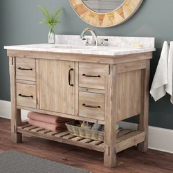 Wooden Bathroom Cabinets Photo