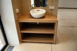 Wooden Bathroom Cabinets Photo