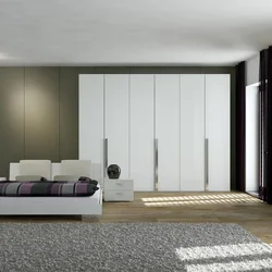 Design Of Hinged Wardrobes In The Living Room Photo