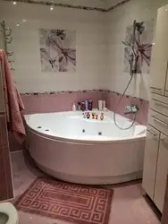 Дызайн невялікай кутняй ванны