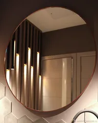 Полукруглое зеркало в прихожую дизайн