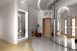 Semicircular Mirror For Hallway Design