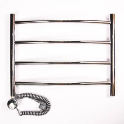 Electric heated towel rail for bathtub photo