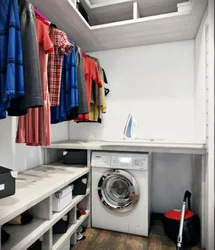 Dressing room with washing machine design