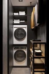 Dressing Room With Washing Machine Design
