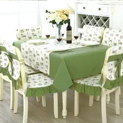 Tablecloth And Curtain For The Kitchen Photo