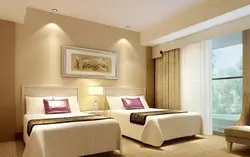 Sand Color In The Bedroom Interior