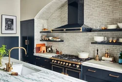 Kitchen tiles in loft style photo