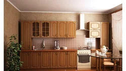 What Wallpaper Is Suitable For A Brown Kitchen Photo