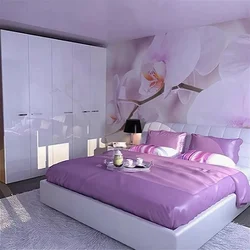 Дызайн спальні з бэзавым ложкам фота