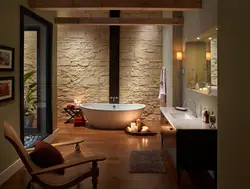 Natural Stone In The Bathroom Interior