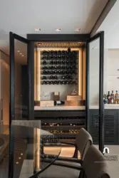 Kitchen Design With Wine Cabinet