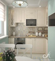 Small Provence kitchen photo design