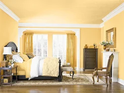 Champagne color in the living room interior