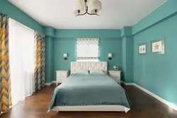 Aquamarine In The Bedroom Interior