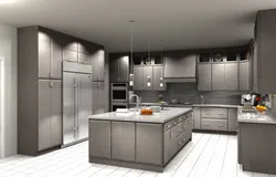 Steel kitchen design
