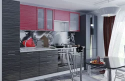 Дизайн кухни стального цвета