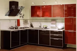 Kitchen Facades In Aluminum Frame Photo