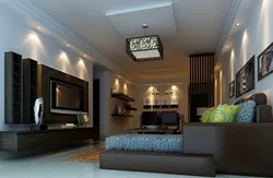 Точечные светильники фото в интерьере в гостиной