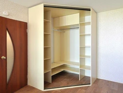 Corner wardrobe as a dressing room photo
