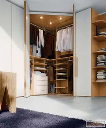 Corner Wardrobe As A Dressing Room Photo