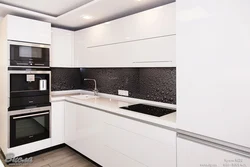Corner kitchen in minimalist style photo