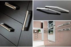 Handles for kitchen facades in the interior