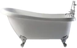 Photo of the bathtub from the side