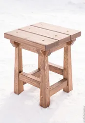 Wooden Stools For The Kitchen Photo