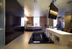 Bathtub In The Middle Of The Room Photo