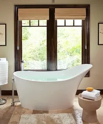 Bathtub In The Middle Of The Room Photo
