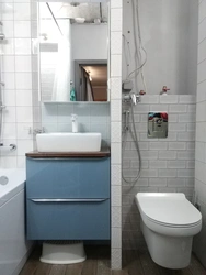 Дызайн туалета з ваннай з бойлерам