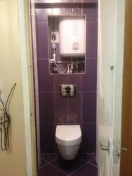 Дызайн туалета з ваннай з бойлерам