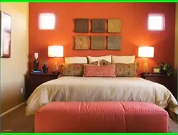 Terracotta bedroom photo