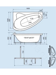 What Are The Corner Sizes Of Bathtubs? Photos