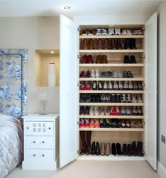 Фото обувница в гардеробной