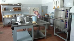 Photo of a kitchen in a kindergarten