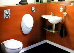 Bathroom design with urinal