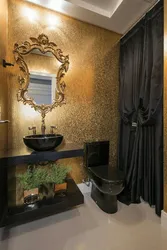 Venetian Plaster In The Bathroom Photo In