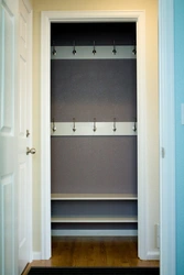 Hallway design with a niche for a closet
