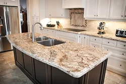 Countertop Санги Табиӣ Барои Акс Ошхона