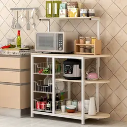 Racks shelves for the kitchen photo