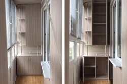 Wardrobes for balconies in apartments photo